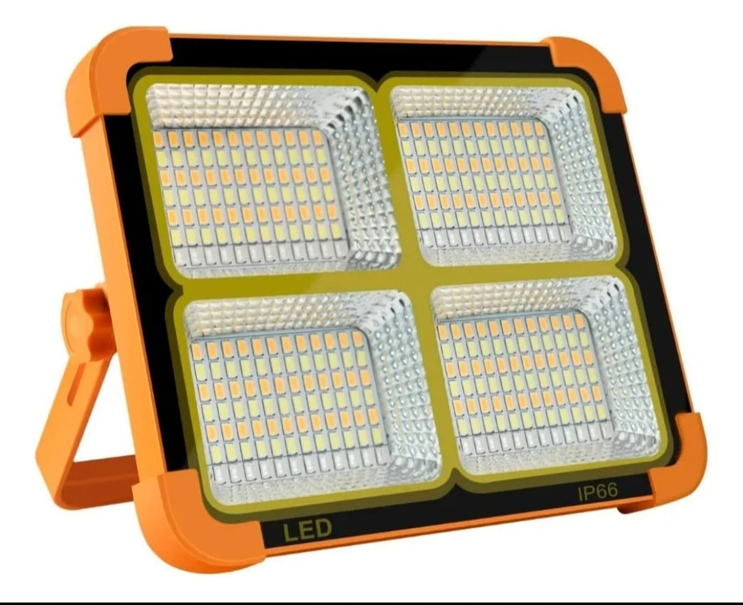 Foco Solar Portatil Led Naranja