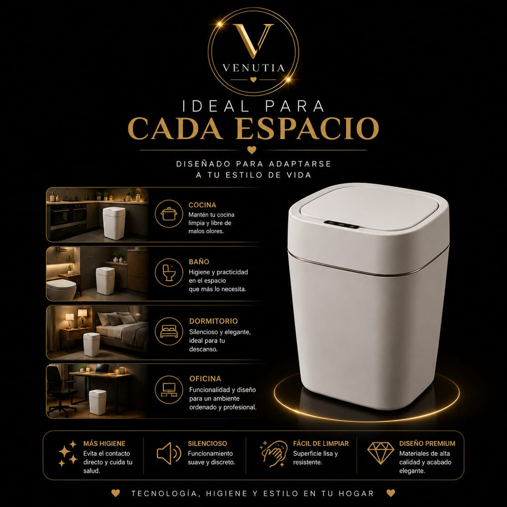 Basurero Inteligente Recargable 14L