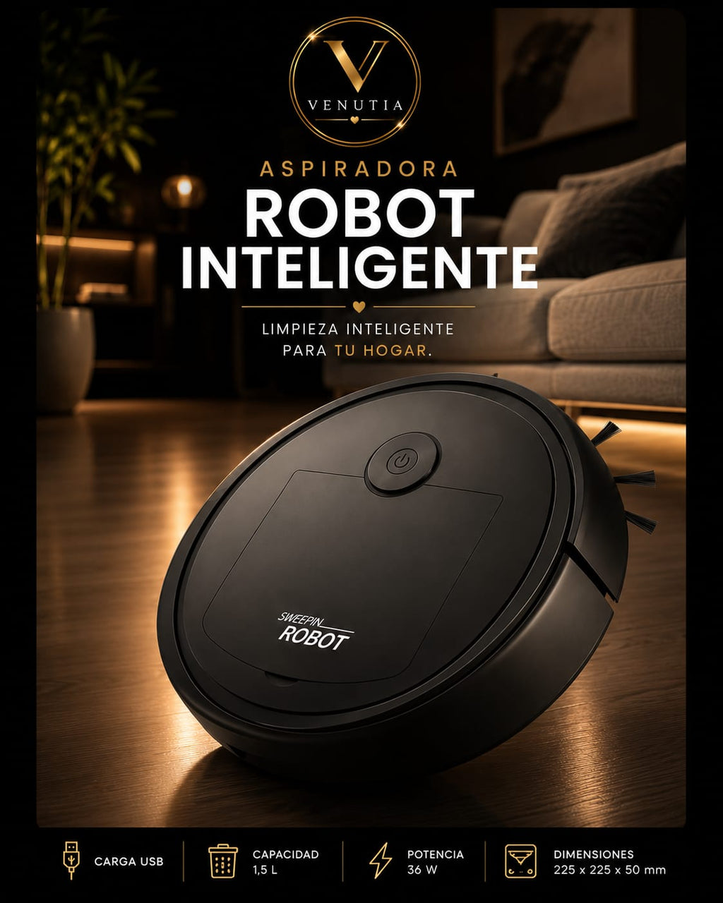 Aspiradora Robot Inteligente