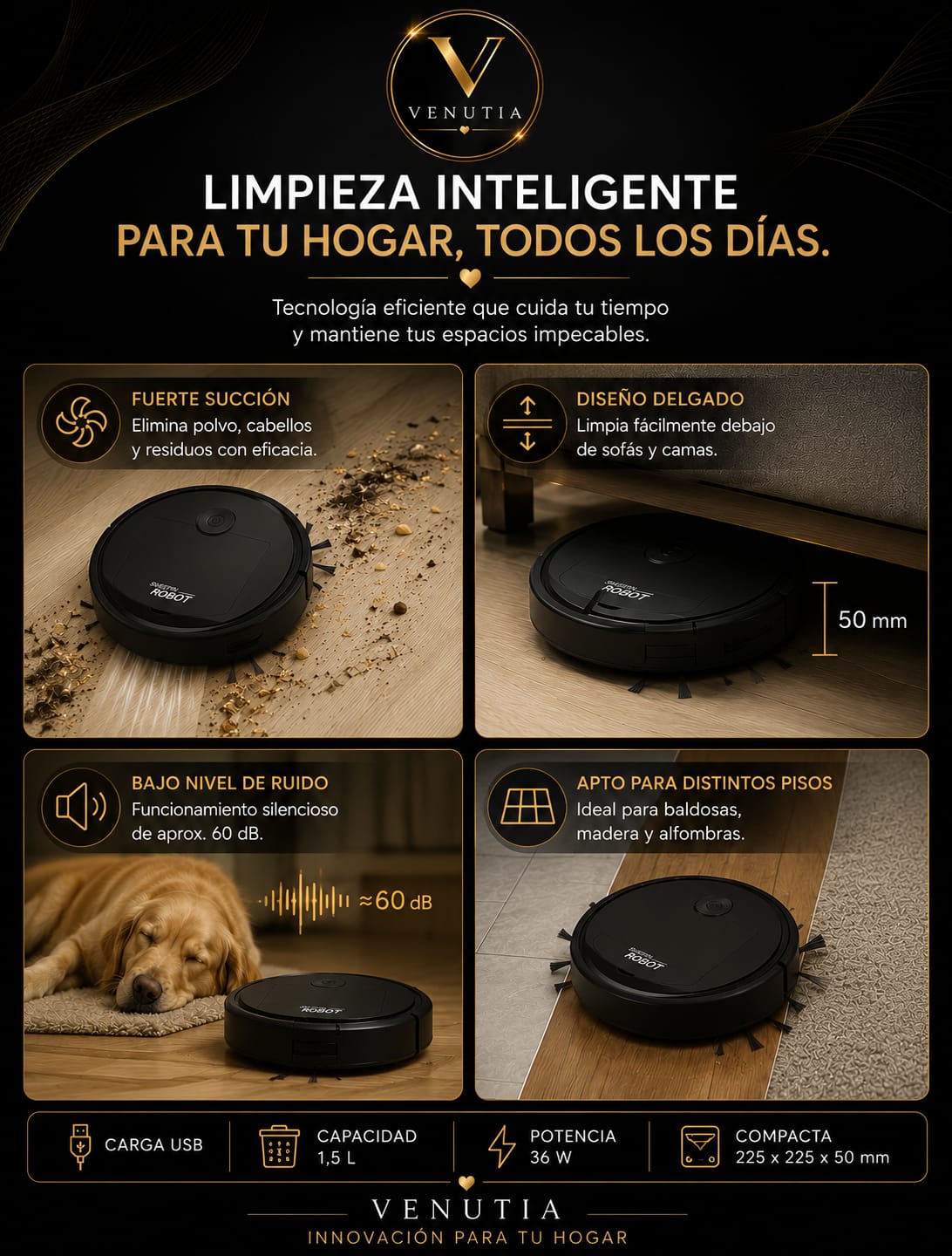 Aspiradora Robot Inteligente