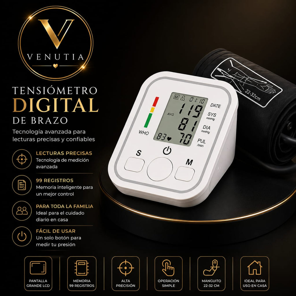 Tensiómetro Digital Automático de Brazo