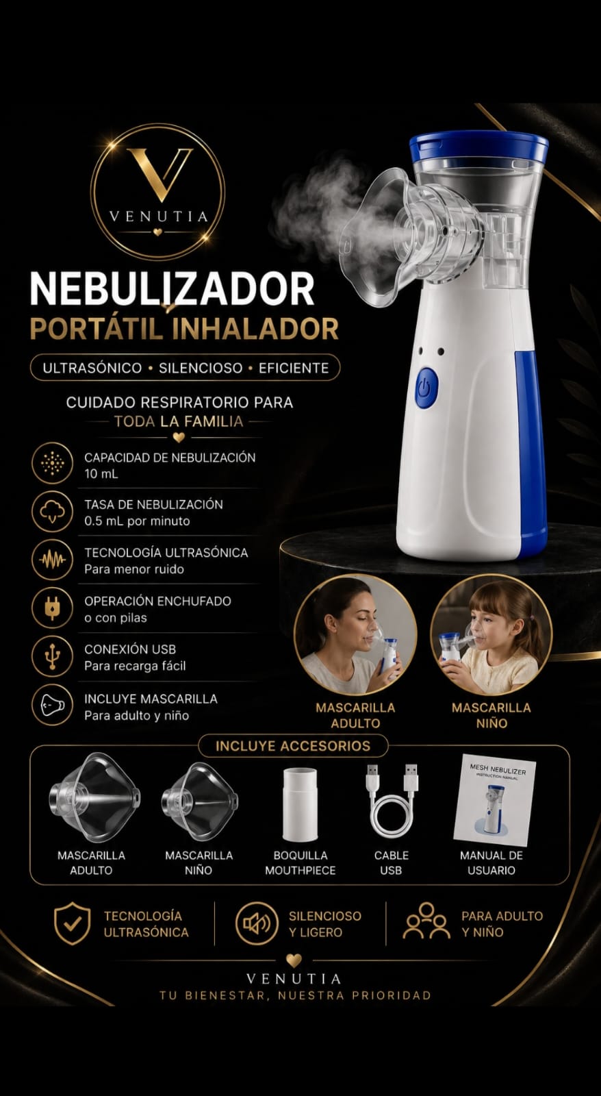 Nebulizador Portátil