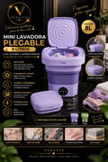 Mini Lavadora Portátil Plegable 8 Litros